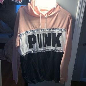 pink sweatshirt
